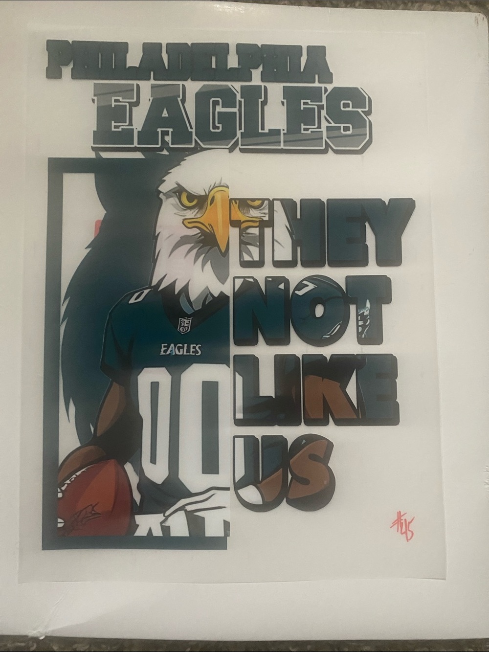 Custom Long Sleeve Eagles T-shirt